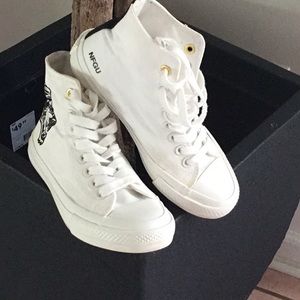 Darcsport high top white/black